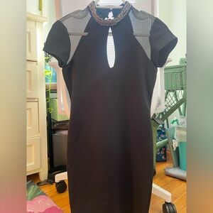 As U Wish Black Mini Dress